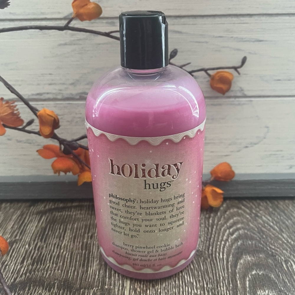 NWOT Philosophy holiday hugs berry pinwheel cookie 3 in 1